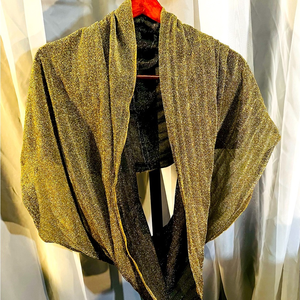 Metallic Evening Shrug